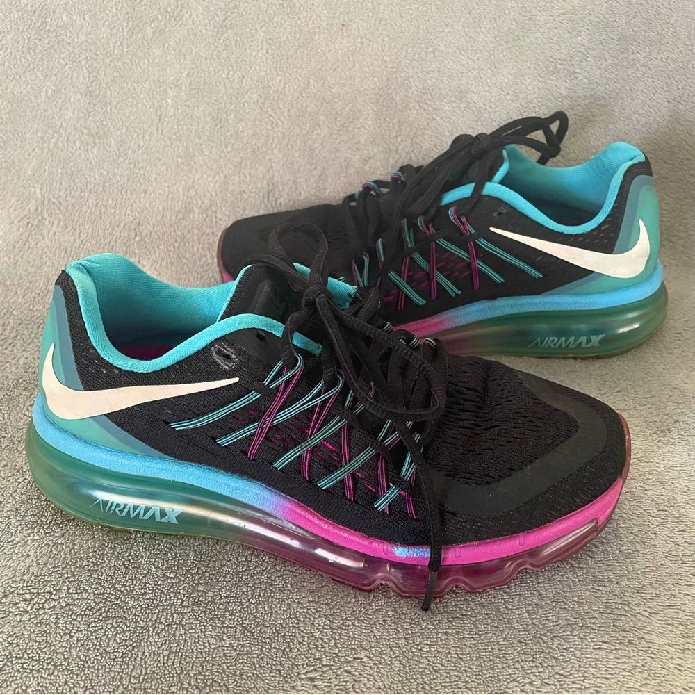 Nike Air Max Clearwater Black Blue Pink Purple Running Shoes Size 5